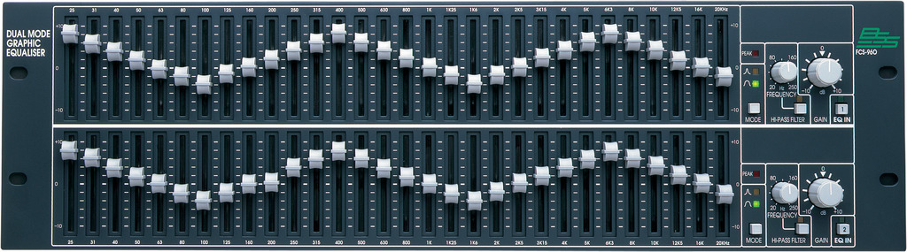 FCS-960 Dual Channel/Mode Graphic EQ