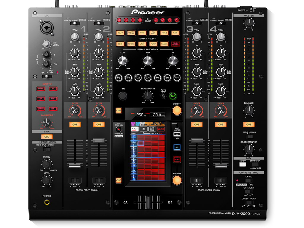 DJM-2000NXS Flagship 4-channel digital mixer