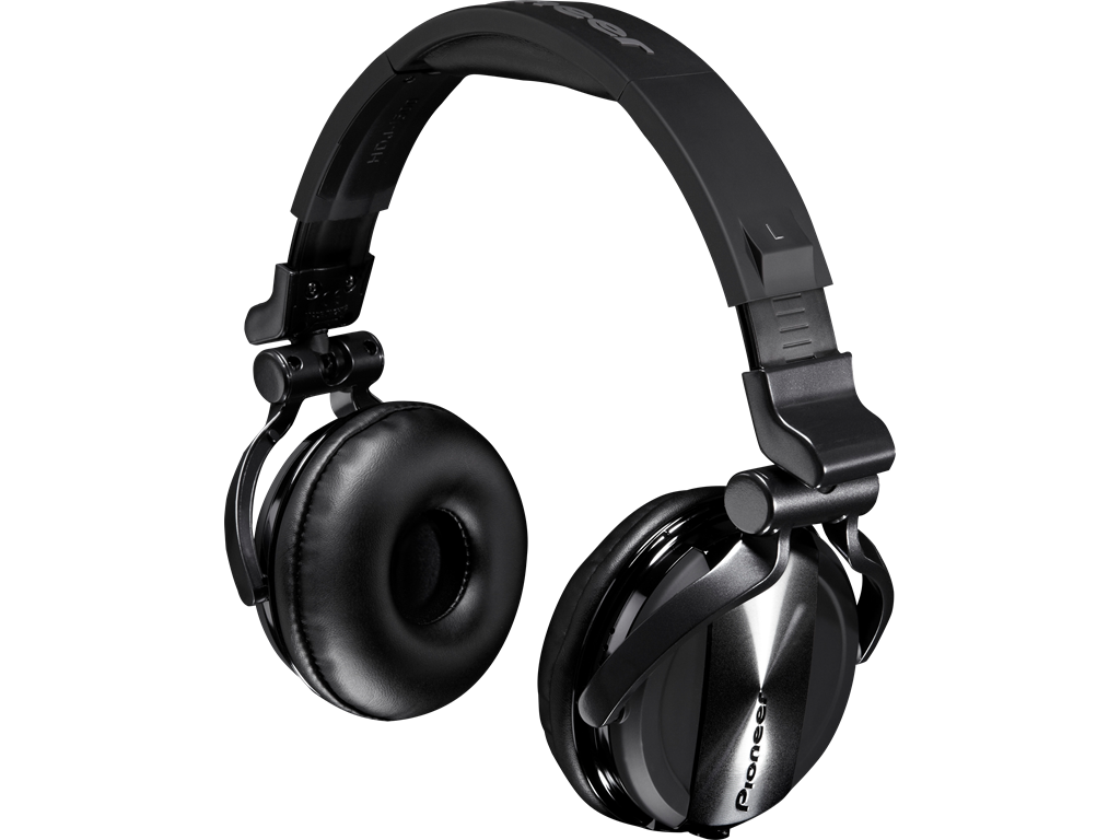 HDJ-1500-K Professional headphones for DJ with soundproofing technology (black chrome)